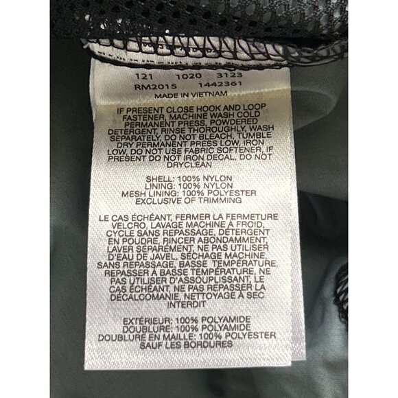 Columbia XXL 2021 All-Star Game Colorado Black Windbreaker Jacket Hidden Hood - Picture 5 of 8